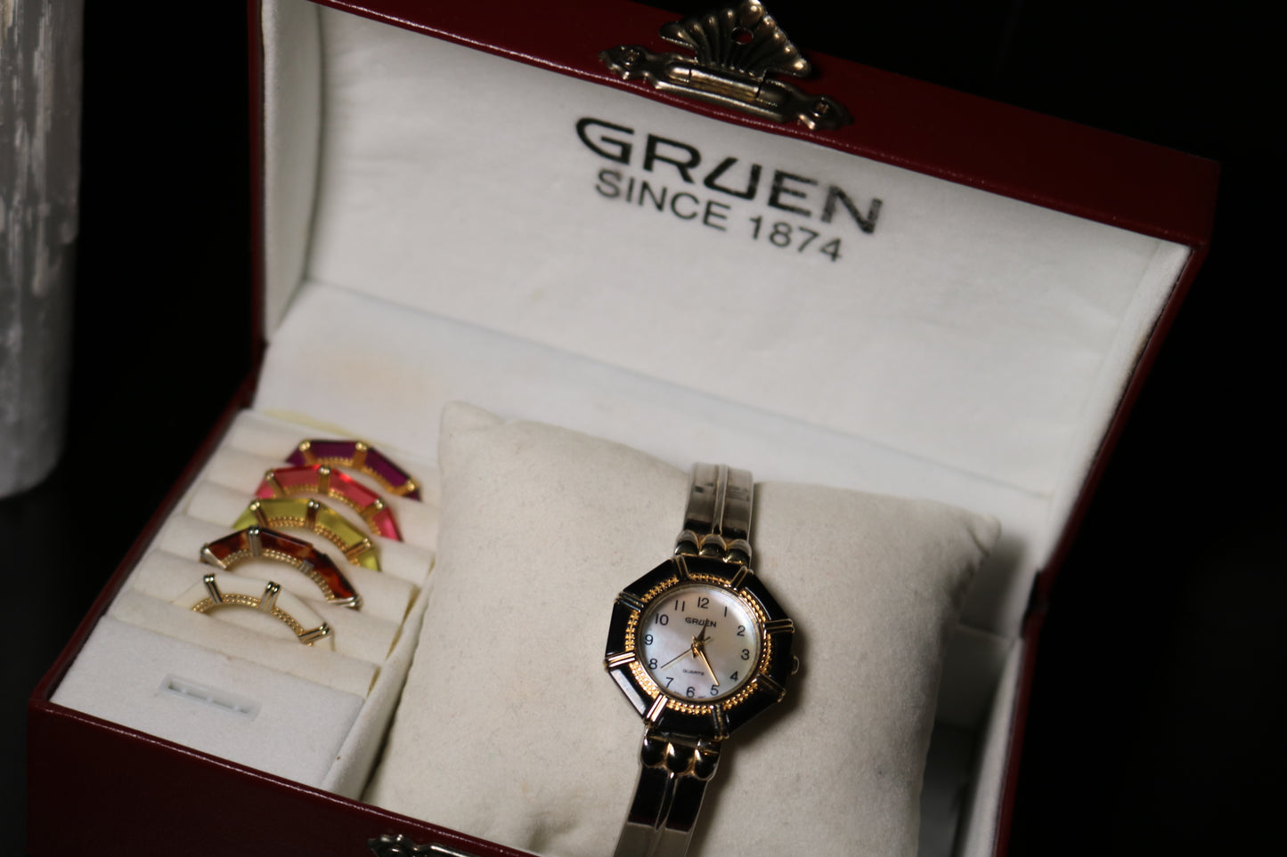 Gruen Interchangable Bezel Watch - Rare Working