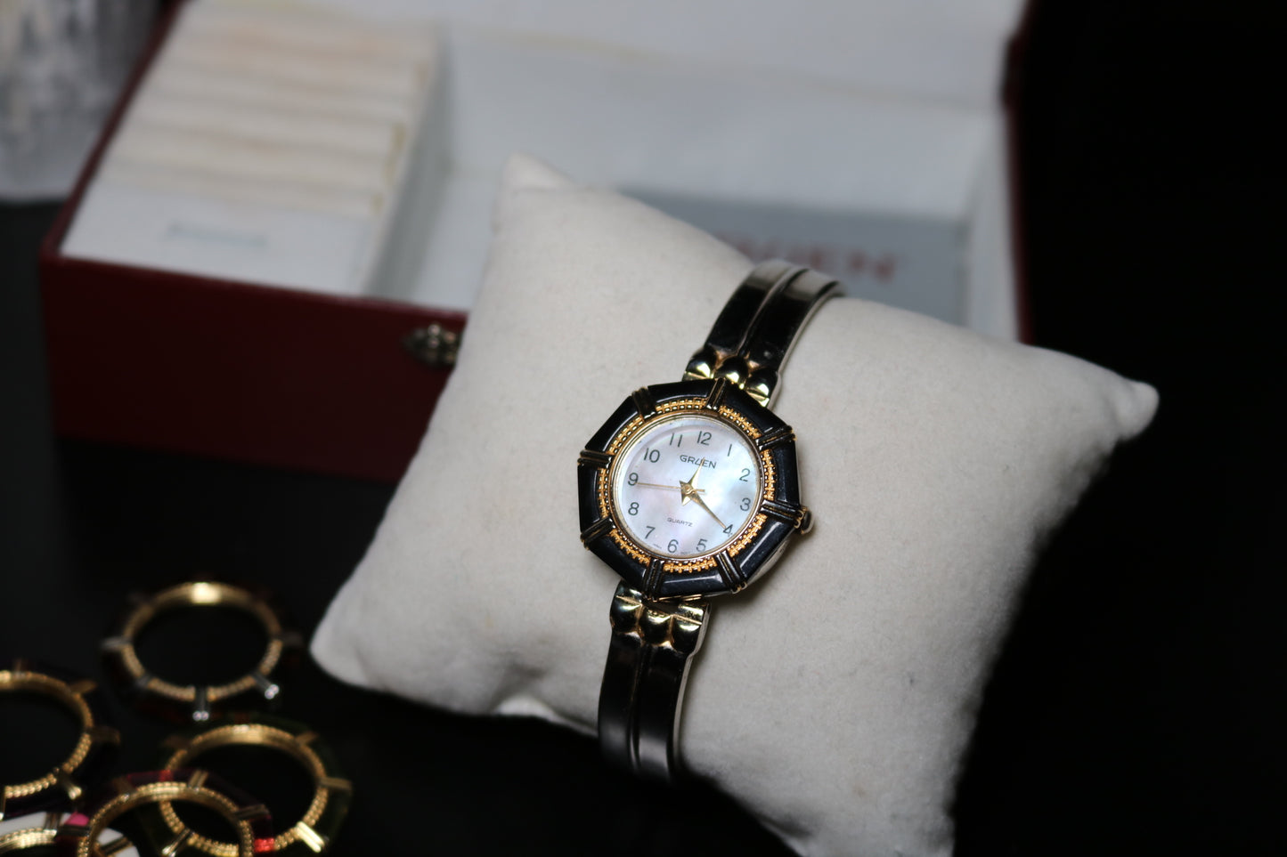 Gruen Interchangable Bezel Watch - Rare Working