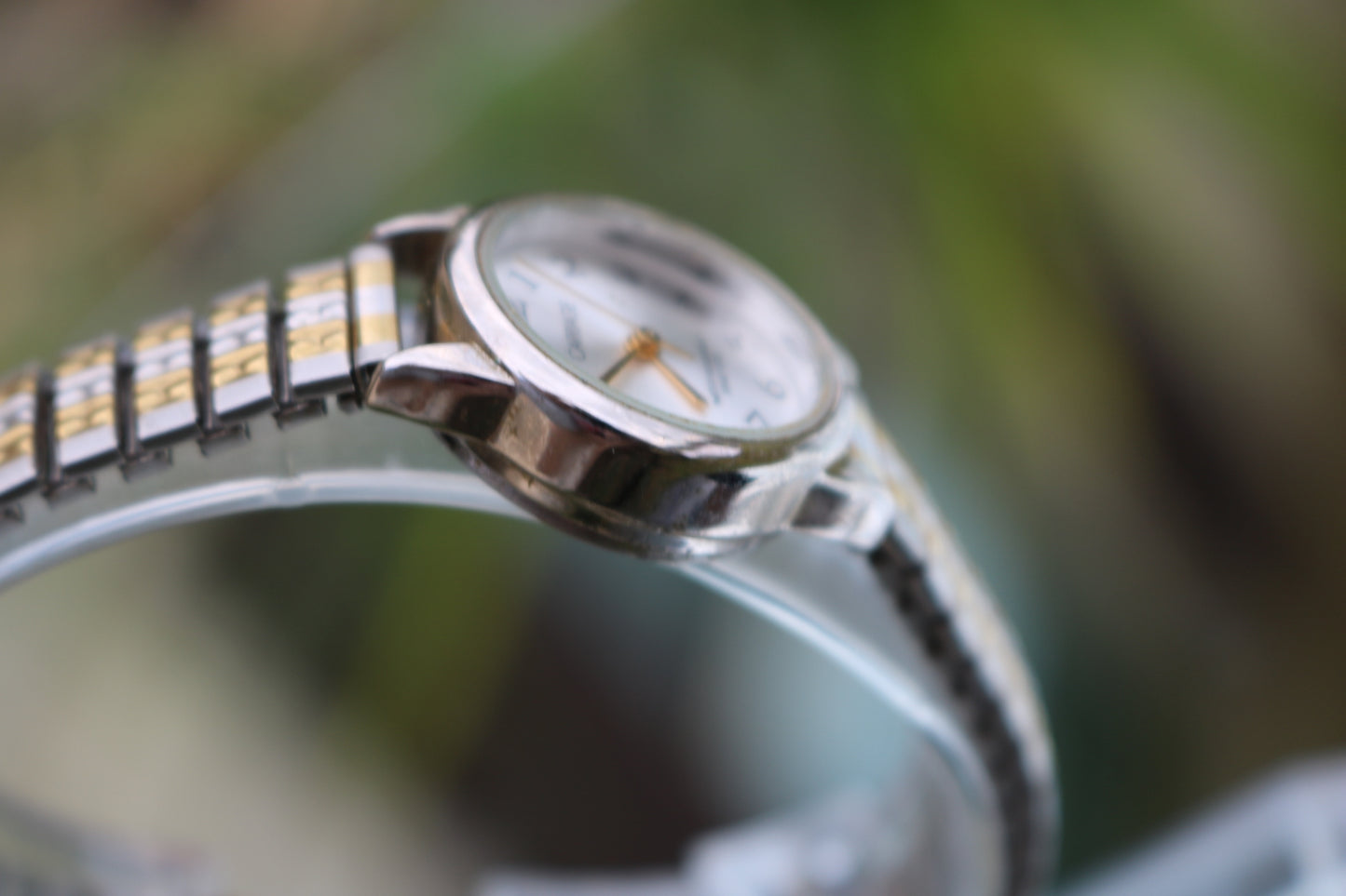 Carriage Watch Two-Toned