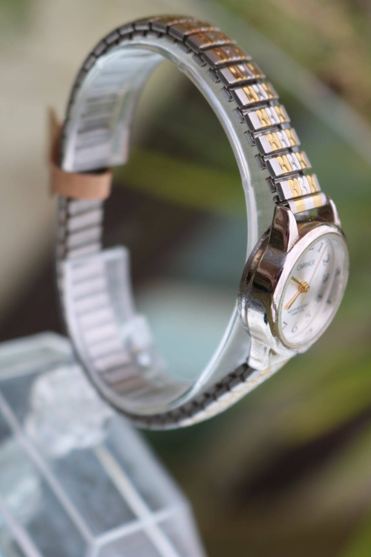 Carriage Watch Two-Toned