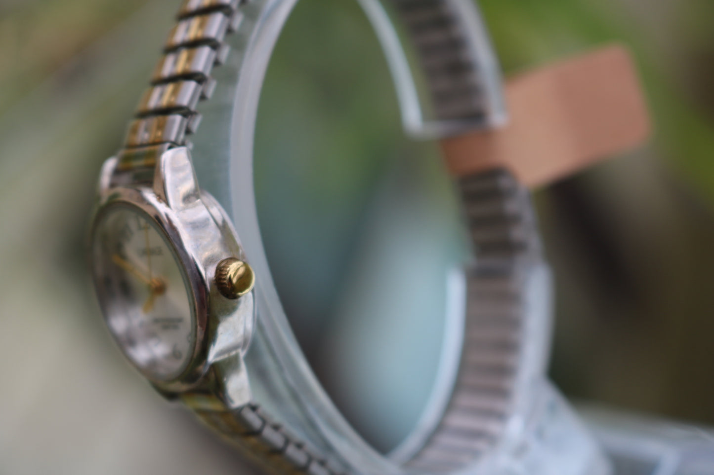 Carriage Watch Two-Toned