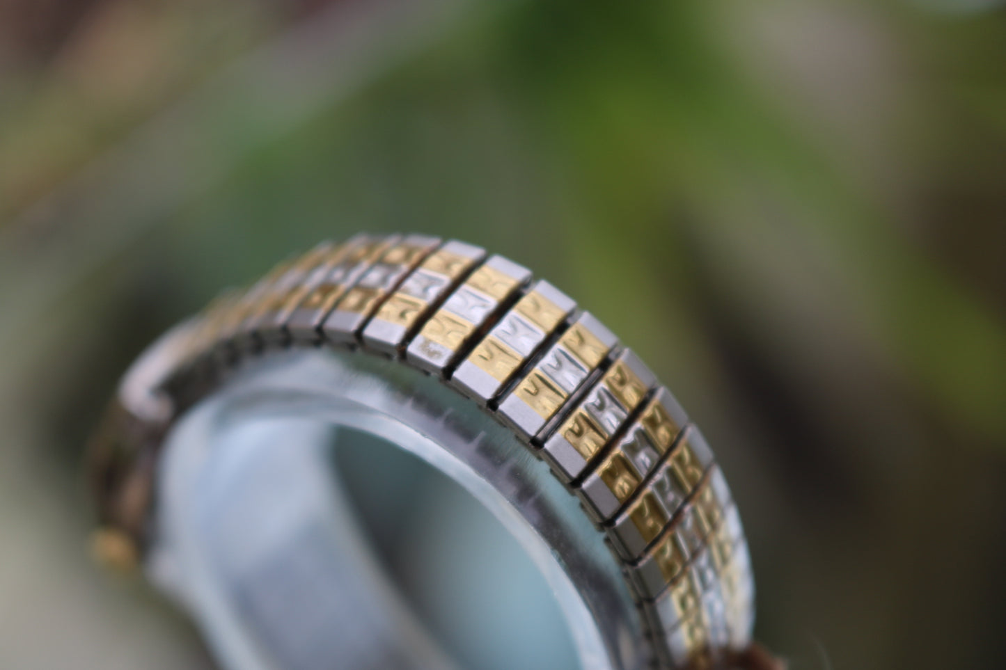 Carriage Watch Two-Toned