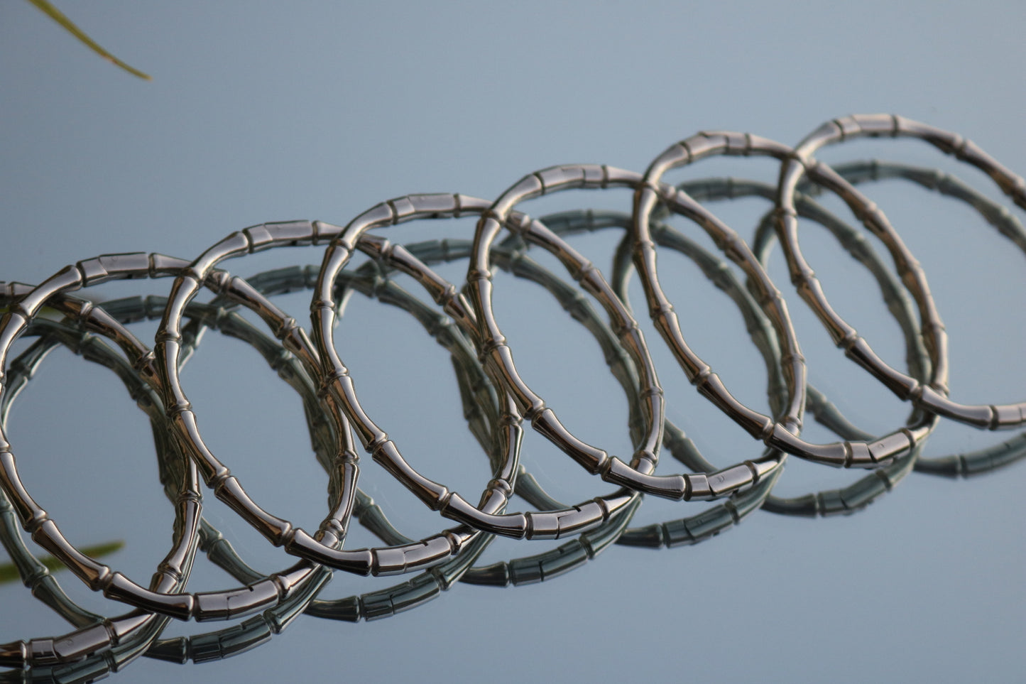 Silver Bamboo Bangle