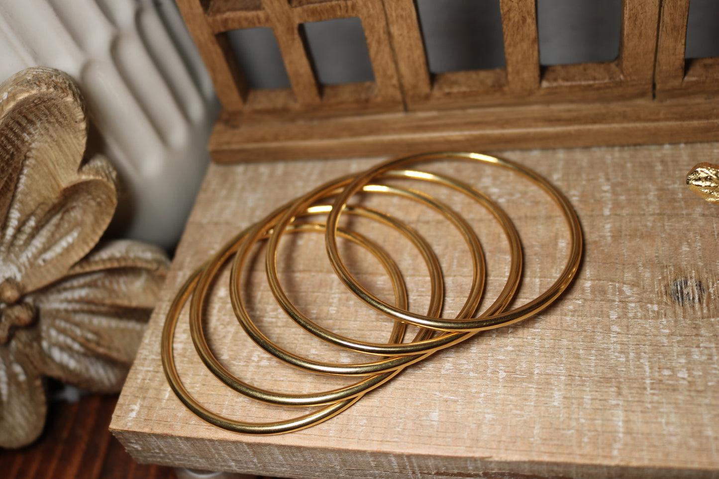 Gold Dainty Bangle