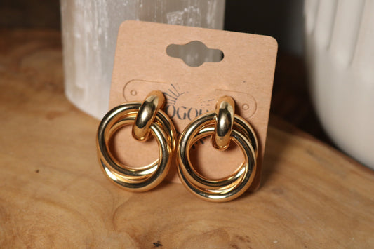 Gold Circles earrings