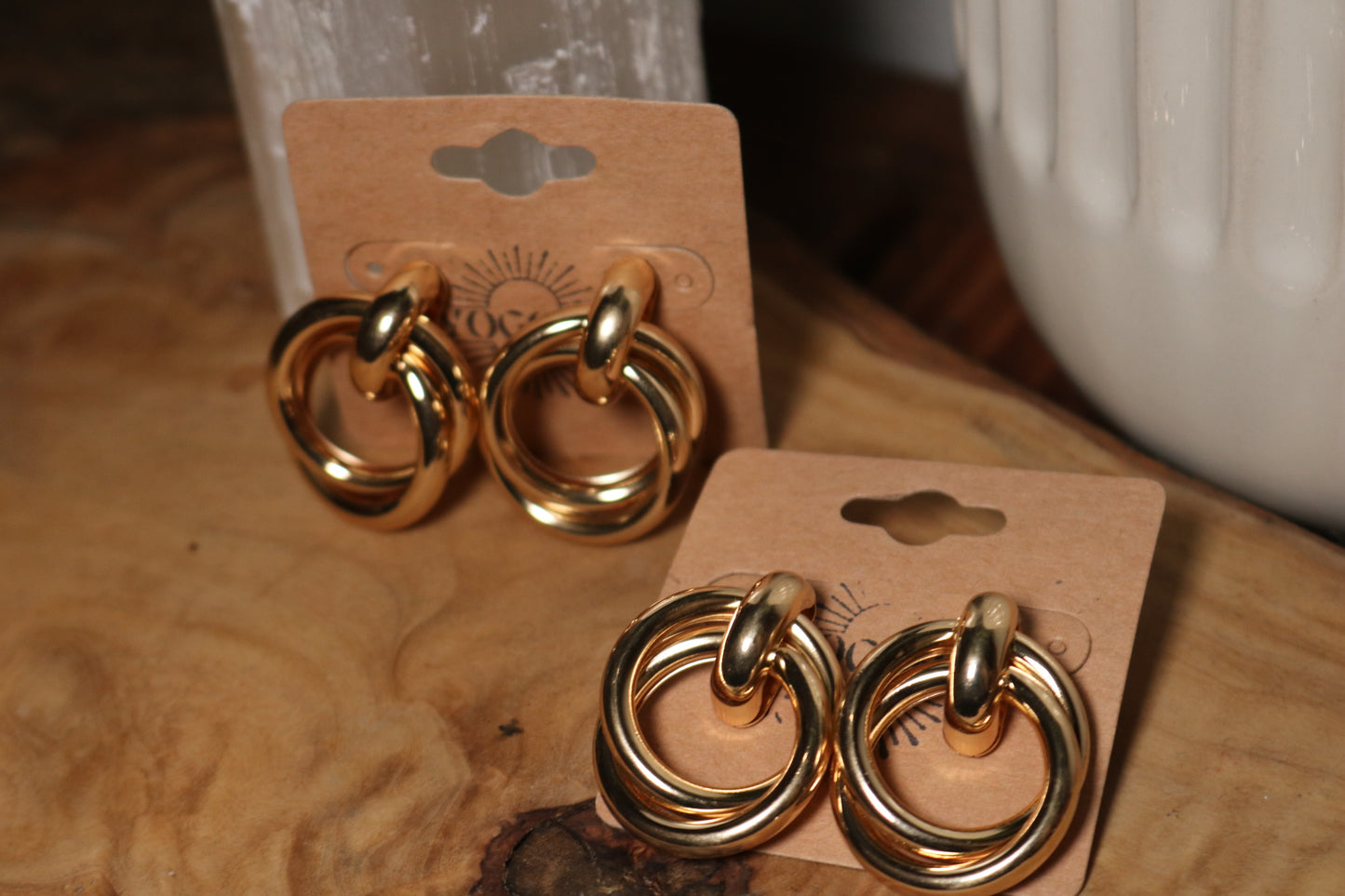 Gold Circles earrings