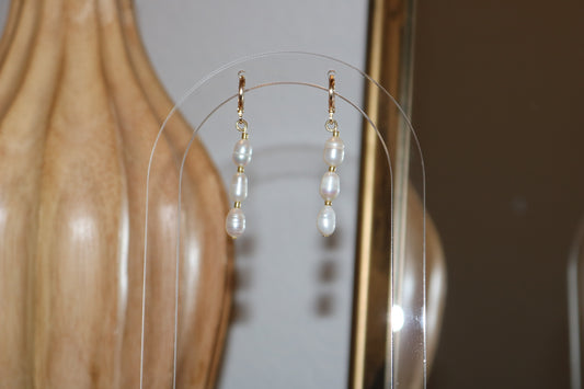 Pearl earrings