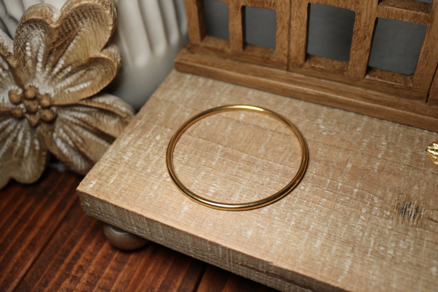 Gold Dainty Bangle